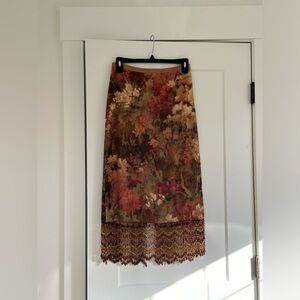 DINA BAR-EL Beaded Vintage MIDI skirt